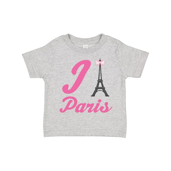 Inktastic I Love Paris Eiffel Tower Girls Toddler T-Shirt