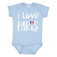 thumbnail image 1 of Inktastic I Love Paris French Flag Heart Boys or Girls Baby Bodysuit, 1 of 5