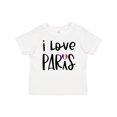 thumbnail image 1 of Inktastic I Love Paris French Flag Heart Boys or Girls Baby T-Shirt, 1 of 5