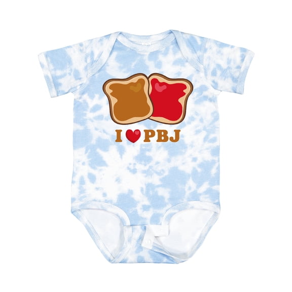 Inktastic I Love Pbj 2 Boys or Girls Baby Bodysuit