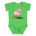 thumbnail image 1 of Inktastic I Love Piggies- Cute Pig Boys or Girls Baby Bodysuit, 1 of 5