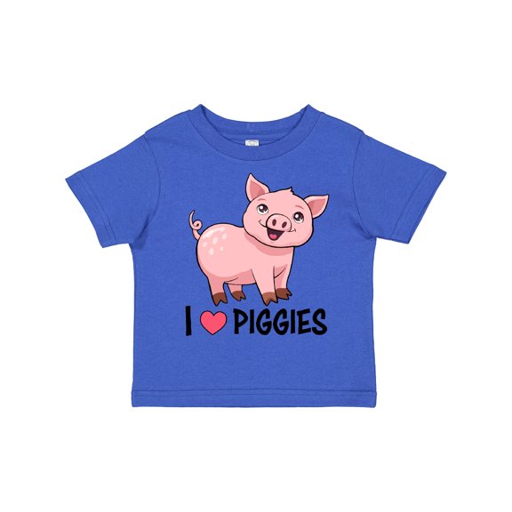 Inktastic I Love Piggies Cute Pig Boys or Girls Toddler T-Shirt