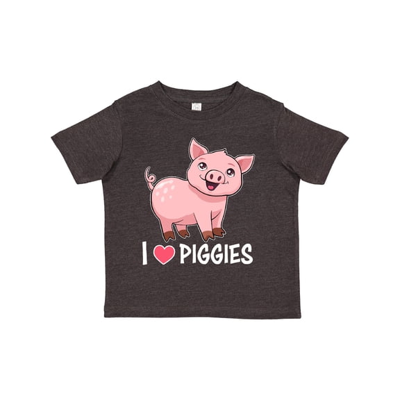 Inktastic I Love Piggies Cute Pig Boys or Girls Toddler T-Shirt