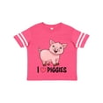 thumbnail image 1 of Inktastic I Love Piggies Cute Pig Boys or Girls Toddler T-Shirt, 1 of 5