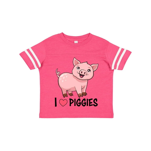 Inktastic I Love Piggies Cute Pig Boys or Girls Toddler T-Shirt