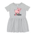 thumbnail image 1 of Inktastic I Love Piggies Cute Pig Girls Toddler Dress, 1 of 5
