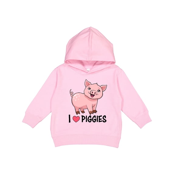 Inktastic I Love Piggies Cute Pig Toddler Hoodie