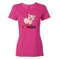 thumbnail image 1 of Inktastic I Love Piggies- Cute Pig Women's T-Shirt, 1 of 5
