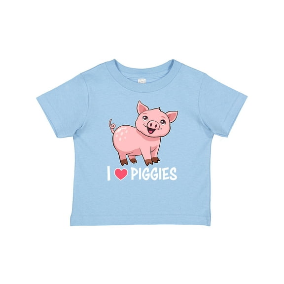 Inktastic I Love Piggies- cute pig Boys or Girls Baby T-Shirt