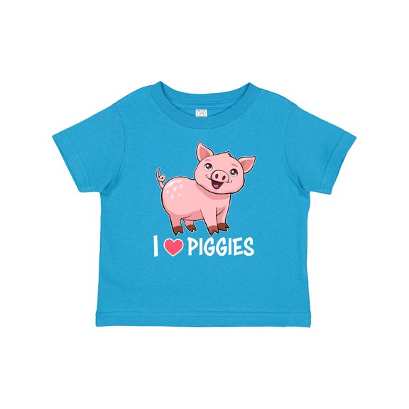 Inktastic I Love Piggies- cute pig Boys or Girls Baby T-Shirt