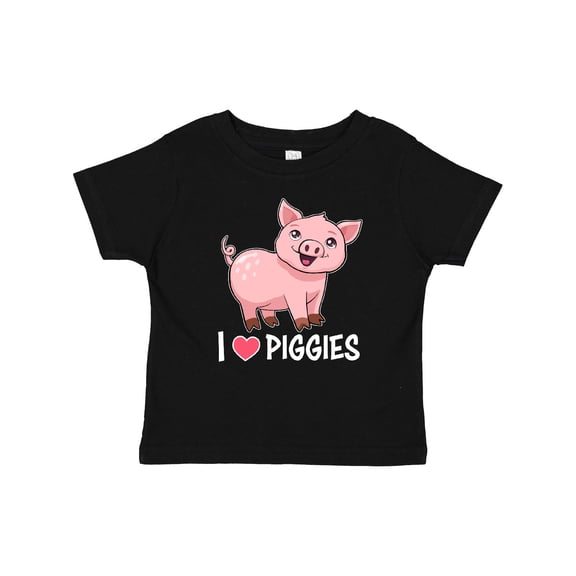 Inktastic I Love Piggies- cute pig Boys or Girls Baby T-Shirt