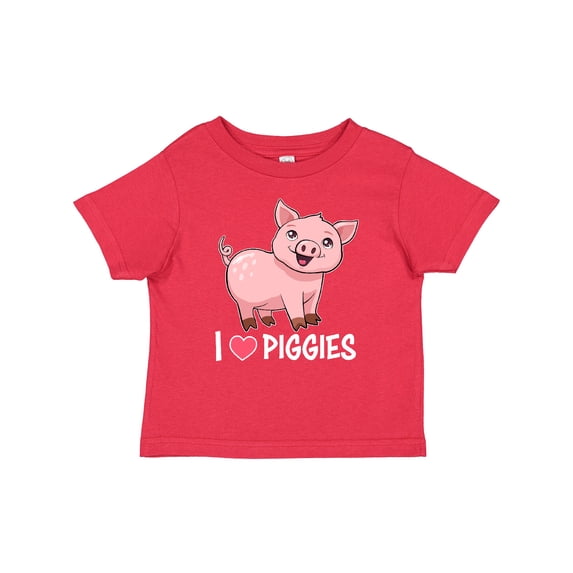 Inktastic I Love Piggies- cute pig Boys or Girls Baby T-Shirt