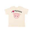 thumbnail image 1 of Inktastic I Love Piggies with Cute Pig Boys or Girls Toddler T-Shirt, 1 of 5