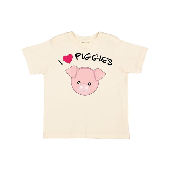 Inktastic I Love Piggies with Cute Pig Boys or Girls Toddler T-Shirt