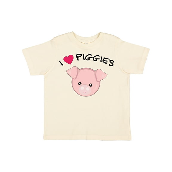 Inktastic I Love Piggies with Cute Pig Boys or Girls Toddler T-Shirt