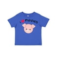 thumbnail image 1 of Inktastic I Love Piggies with Cute Pig Boys or Girls Toddler T-Shirt, 1 of 5