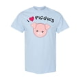 thumbnail image 1 of Inktastic I Love Piggies with Cute Pig T-Shirt, 1 of 5