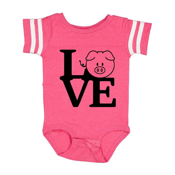 Inktastic I Love Pigs 2 Boys or Girls Baby Bodysuit