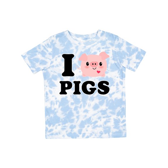 Inktastic I Love Pigs Boys or Girls Toddler T-Shirt