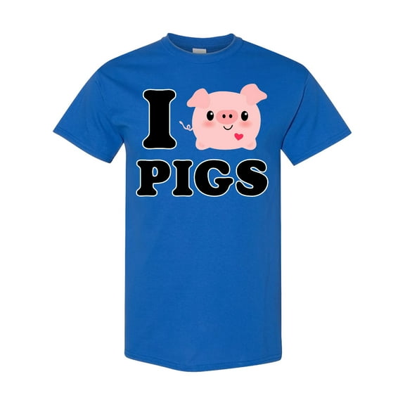 Inktastic I Love Pigs T-Shirt
