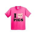thumbnail image 1 of Inktastic I Love Pigs Youth T-Shirt, 1 of 5