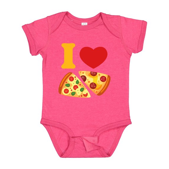 Inktastic I Love Pizza Boys or Girls Baby Bodysuit