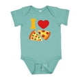 thumbnail image 1 of Inktastic I Love Pizza Boys or Girls Baby Bodysuit, 1 of 5