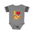 thumbnail image 1 of Inktastic I Love Pizza Boys or Girls Baby Bodysuit, 1 of 4