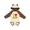 thumbnail image 1 of Inktastic I Love Pizza Boys or Girls Long Sleeve Baby Bodysuit, 1 of 5