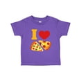 thumbnail image 1 of Inktastic I Love Pizza Boys or Girls Toddler T-Shirt, 1 of 5