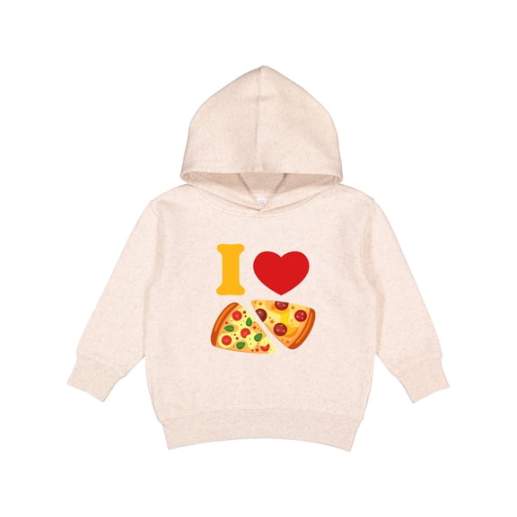 Inktastic I Love Pizza Toddler Hoodie