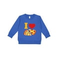 thumbnail image 1 of Inktastic I Love Pizza Toddler Sweatshirt, 1 of 4