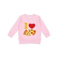 thumbnail image 1 of Inktastic I Love Pizza Toddler Sweatshirt, 1 of 4