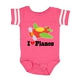 thumbnail image 1 of Inktastic I Love Planes Cute Airplane Boys or Girls Baby Bodysuit, 1 of 5