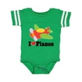 thumbnail image 1 of Inktastic I Love Planes Cute Airplane Boys or Girls Baby Bodysuit, 1 of 5