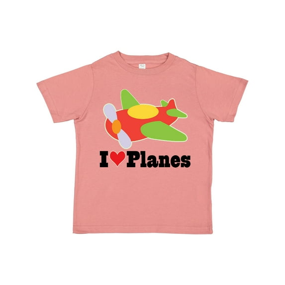 Inktastic I Love Planes Cute Airplane Boys or Girls Toddler T-Shirt