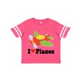 thumbnail image 1 of Inktastic I Love Planes Cute Airplane Boys or Girls Toddler T-Shirt, 1 of 5