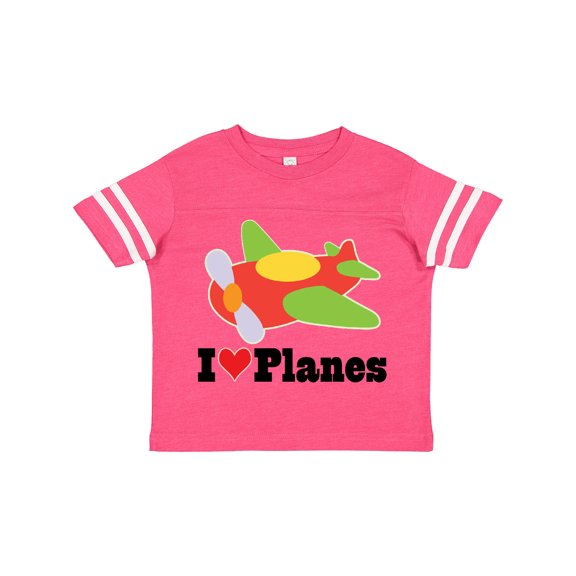 Inktastic I Love Planes Cute Airplane Boys or Girls Toddler T-Shirt