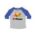 thumbnail image 1 of Inktastic I Love Planes Cute Airplane Boys or Girls Toddler T-Shirt, 1 of 5