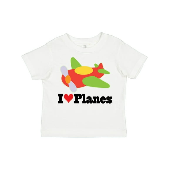 Inktastic I Love Planes Cute Airplane Boys or Girls Toddler T-Shirt
