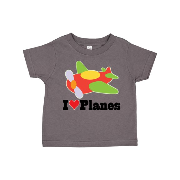Inktastic I Love Planes Cute Airplane Boys or Girls Toddler T-Shirt