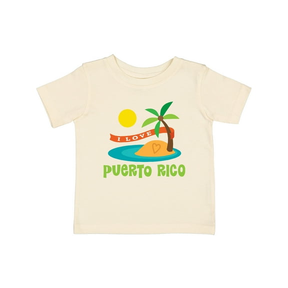Inktastic I Love Puerto Rico Boys or Girls Baby T-Shirt