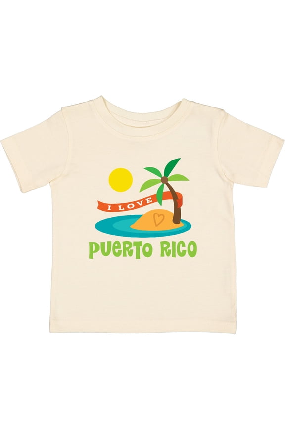 I Love Puerto Rico Boys or Girls Baby T-Shirt