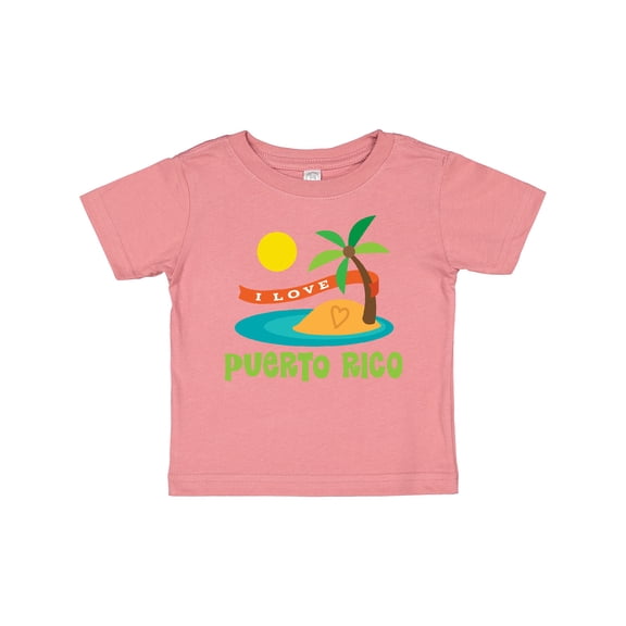 Inktastic I Love Puerto Rico Boys or Girls Baby T-Shirt