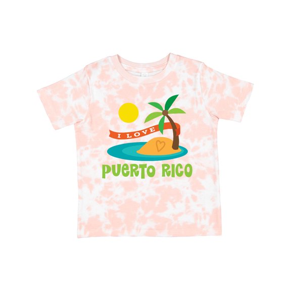 Inktastic I Love Puerto Rico Boys or Girls Toddler T-Shirt