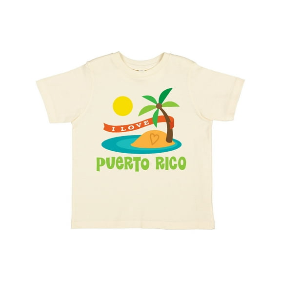 Inktastic I Love Puerto Rico Boys or Girls Toddler T-Shirt