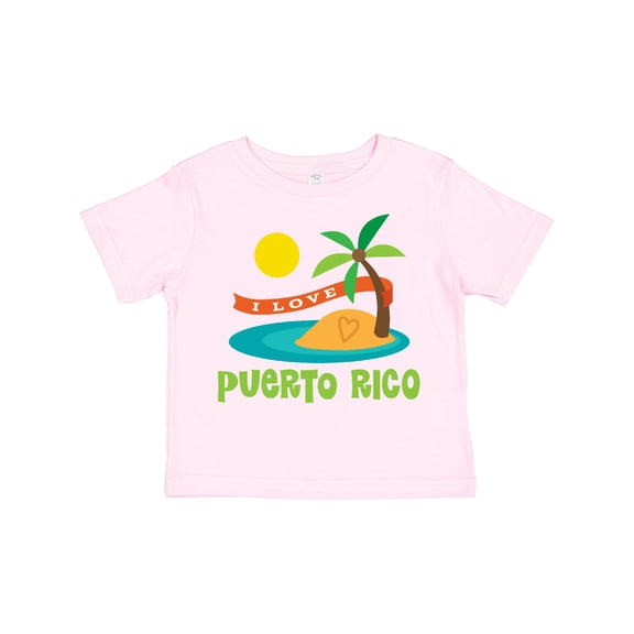 Inktastic I Love Puerto Rico Boys or Girls Toddler T-Shirt