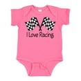 thumbnail image 1 of Inktastic I Love Racing Boys or Girls Baby Bodysuit, 1 of 5