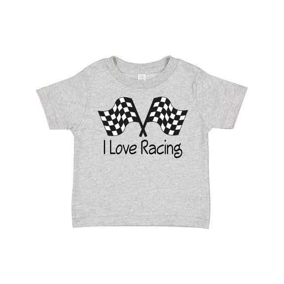 Inktastic I Love Racing Boys or Girls Toddler T-Shirt