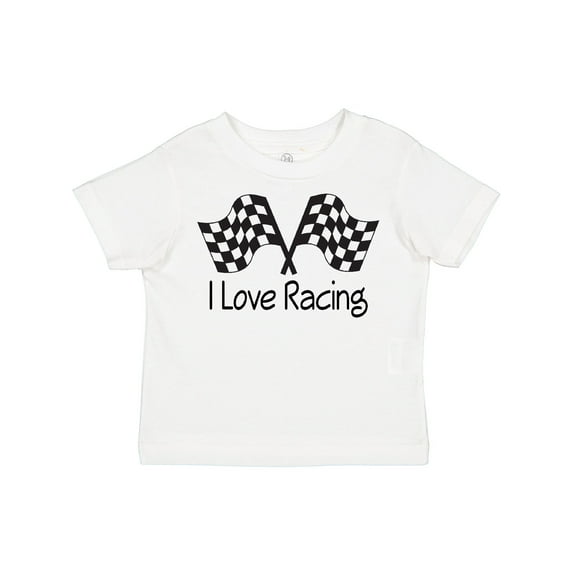 Inktastic I Love Racing Boys or Girls Toddler T-Shirt